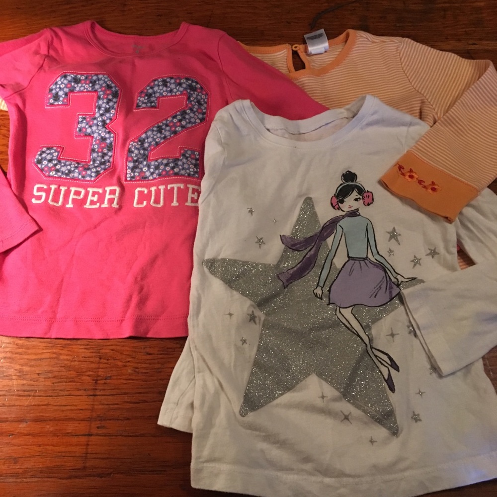 Lot of 3 long sleeve t-shirt